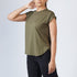 Olive Green Premium Cut Women Sleeveless Tee