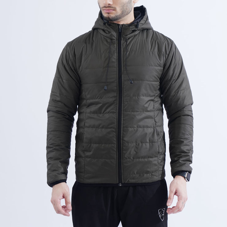 Tf-Premium Olive Green Puffer Jacket