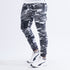 Tf-Grey Camouflage Cargo Fleece Bottoms