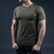 Tf-Olive Green Momentum Series Fitted Tee