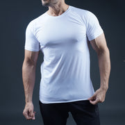 Tf-White Momentum Series Fitted Tee