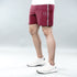 Tf-Maroon Training Shorts With Reflectors