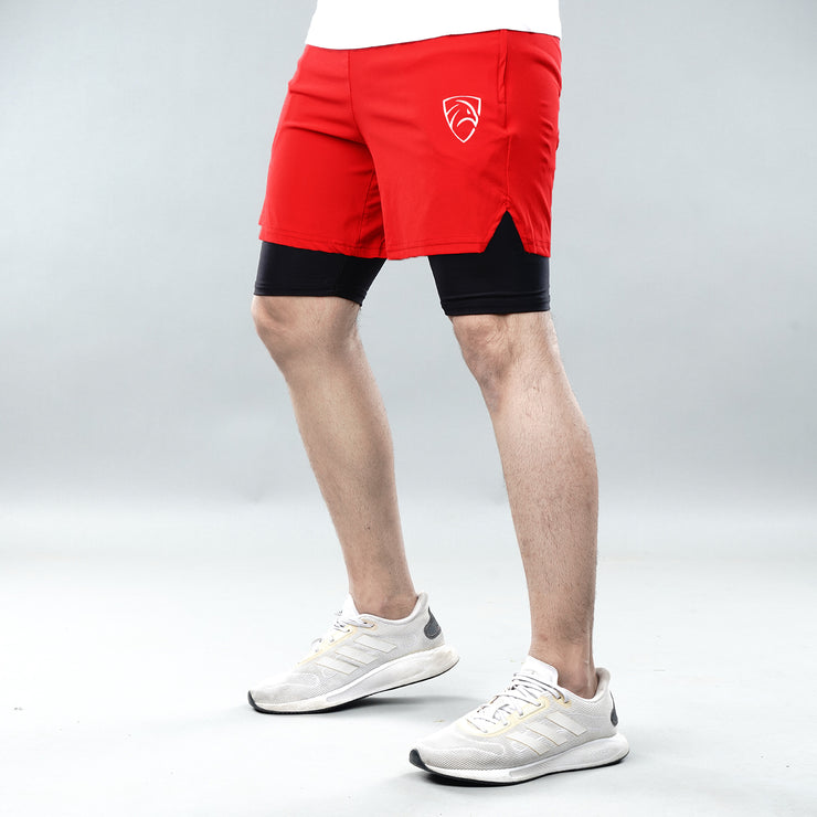 Tf-Red/Black Micro Premium Compression Shorts