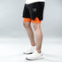 Tf-Black/Orange Micro Premium Compression Shorts