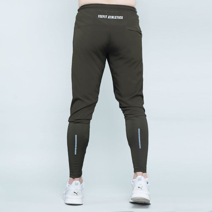 Tf-Olive Green Velocity Micro/Lycra Bottoms