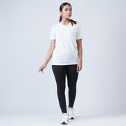 Tf-Premium White Women V-Neck Tee