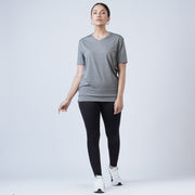 Tf-Premium Super Grey Women V-Neck Tee