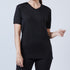 Tf-Premium Black Women V-Neck Tee