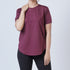 Tf-Premium Maroon Half Sleeve Women Curve Tee