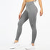 Grey Power Leggings With Pockets