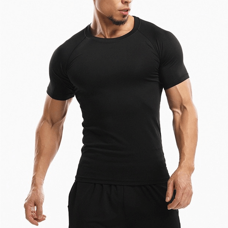 Half sleeve compression shirt cheap
