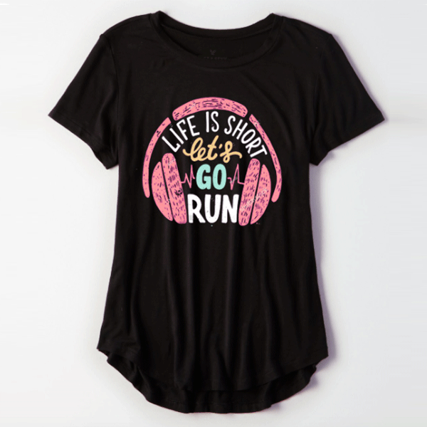 Life Is Short Women Tee - TeeFit Fashion