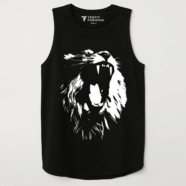 Lion Sleeveless Top - TeeFit Fashion