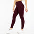 Maroon Power Leggings With Pockets