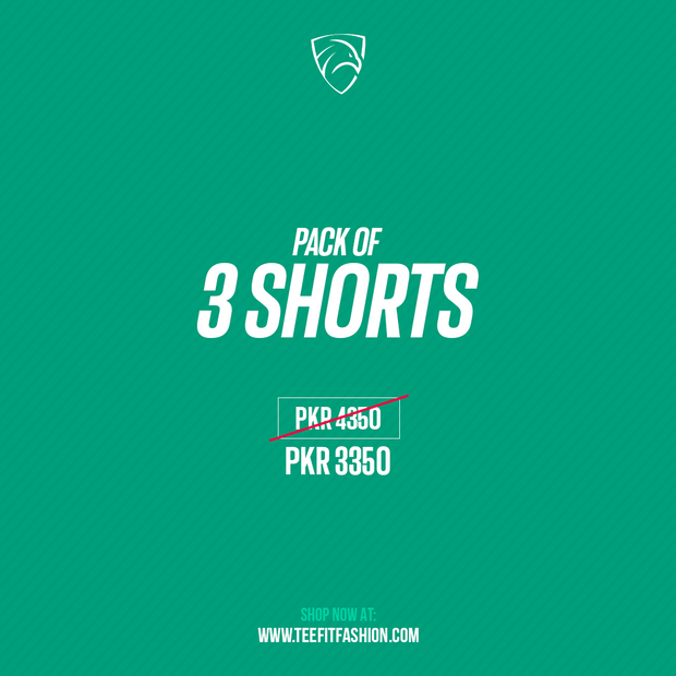 Pack of 3 Shorts