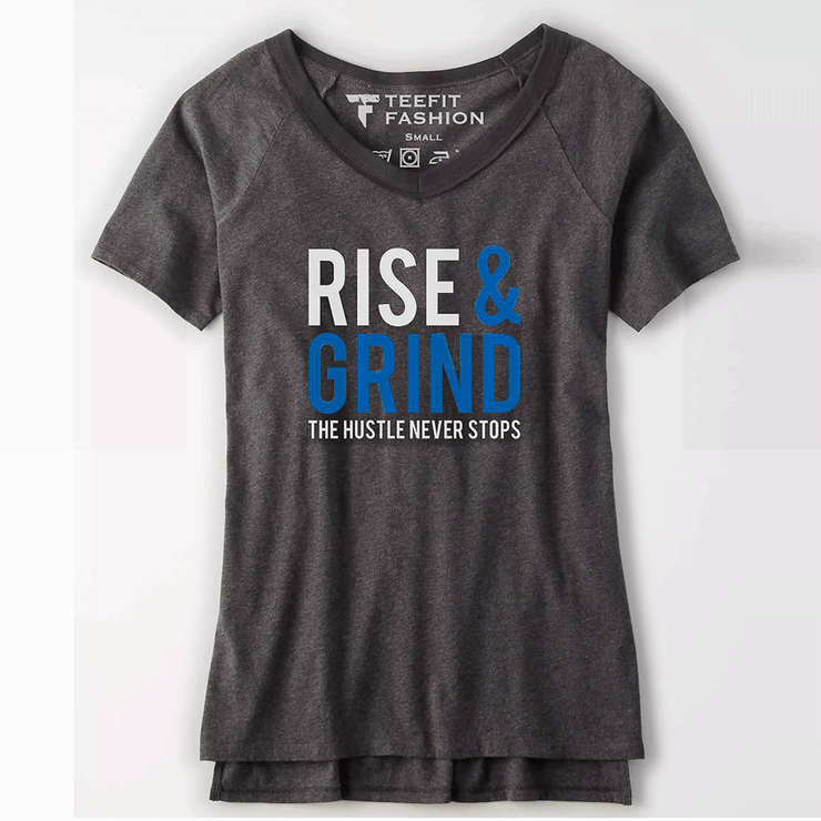 Rise & Grind Women Tee - TeeFit Fashion