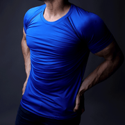 Tf-Blue Compression Tee