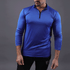 Quick Dry Royal Blue Zipper Top - TeeFit Fashion