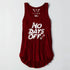 No Days Off Maroon Women Tank