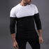 WHITE & BLACK TWO TONE FULL SLEEVE TEE