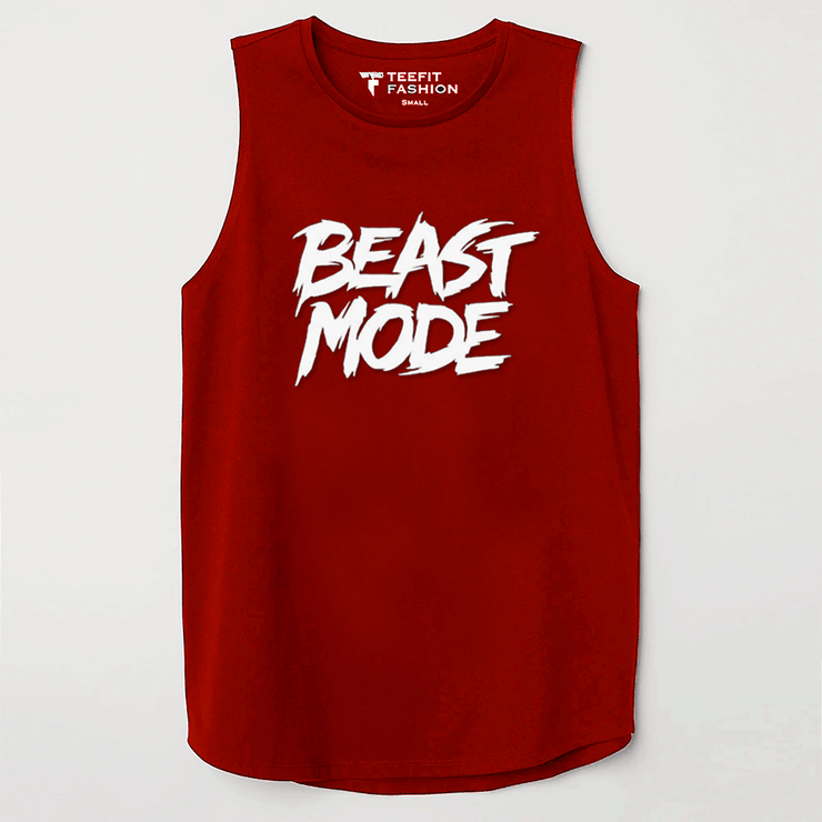 Beast Mode Red Sleeveless Top