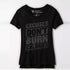 Excuses Dont Burn Calories Black V-Neck Women Top