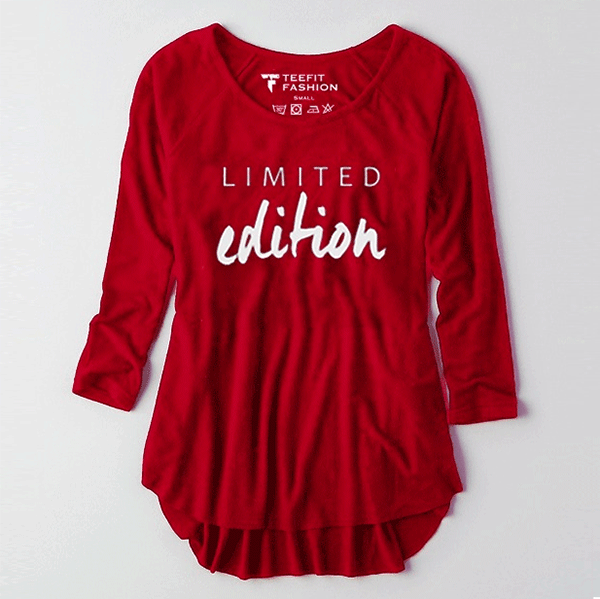 Limited Edited Red Women Tees - TeeFit Fashion