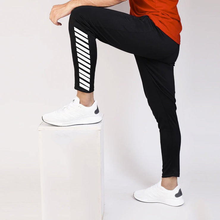 Tf-Black Hawk Bottom With White Stripes